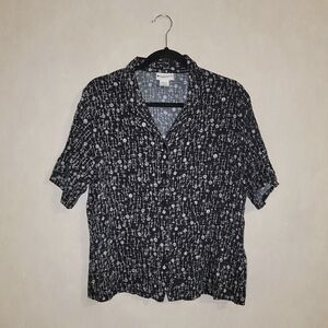 Vintage Short Sleeve Button-up